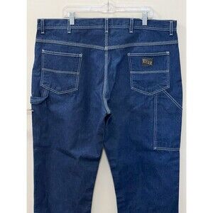 KEY Brand Mens Carpenter Pants Blue Denim Jeans Size W44 x L32